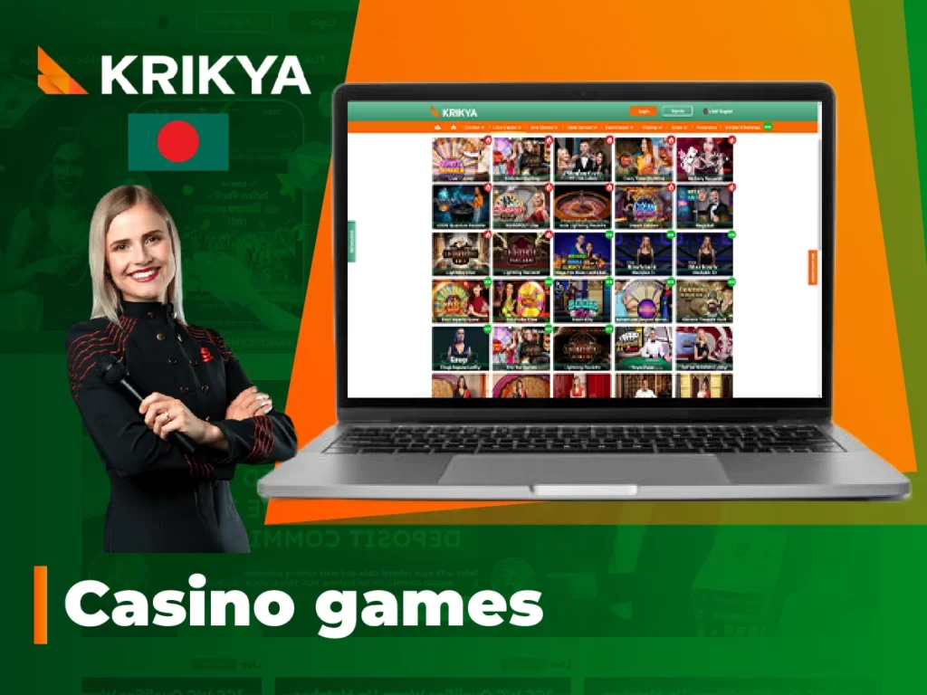 Krikya casino games