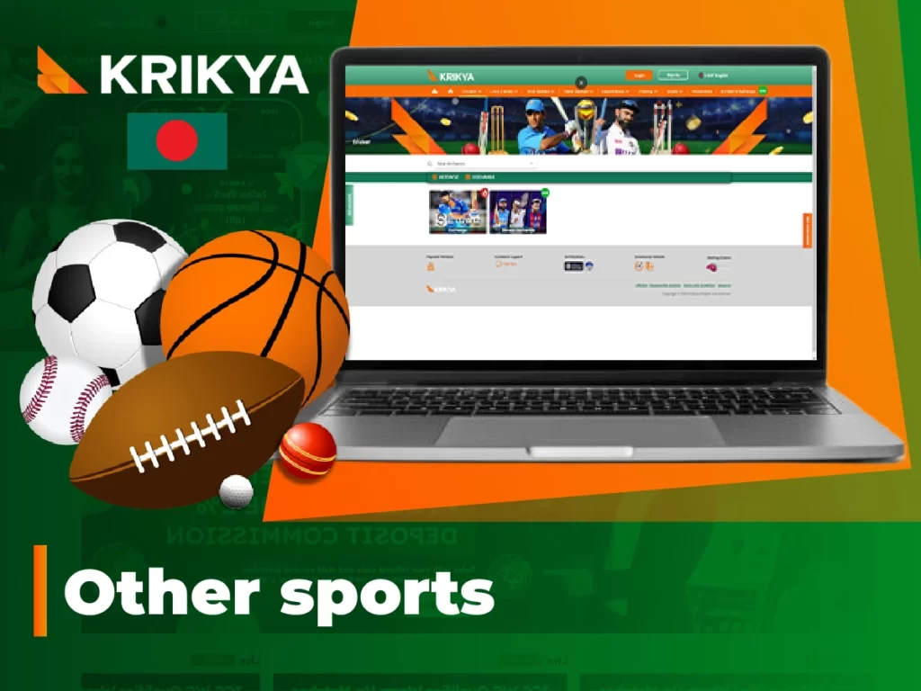 Explore a wide array of betting markets at Krikya, including soccer, rugby, ice hockey, and many other sporting events.