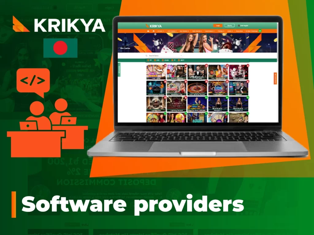 World-class software providers power the Krikya experience, delivering premium slots and casino games